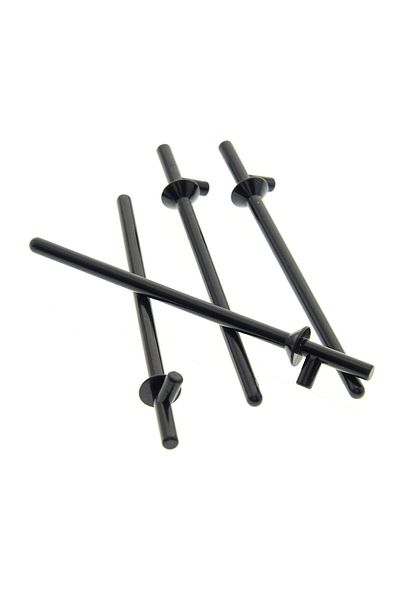 LEGO Moc Custom Akseusar Minifigure Weapon Large Black Spear 1 Piece Will Be Sent