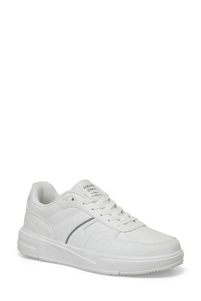 Kinetix White Hegel Pu Unisex Sneaker - Sports Shoes