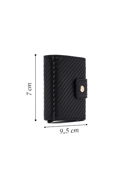 Derimod Men's Black Wallet - Mechanismed, Model 000a2d 360026