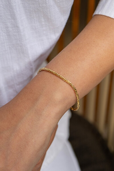 Safir Kuyumculuk Altın Erkek Kral Zincir Bileklik