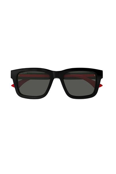 Gucci Gg 1869s 001 53 Unisex Kare Siyah Kemik Güneş Gözlüğü