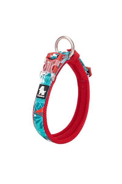 True Love Blue Camouflage Patterned Mesh Neck Collar with Soft Sponge