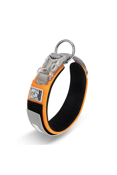 True Love Cordura Fabric, Mesh Orange Neck Collar