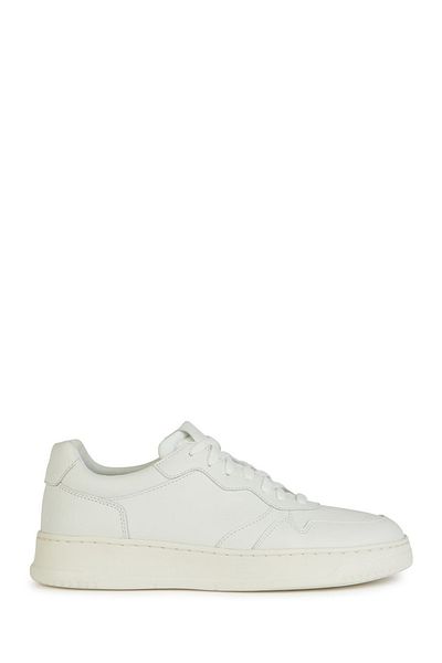 Geox Men's White Arvier Lace-Up Leather Sneaker U45Gfb00043C1000