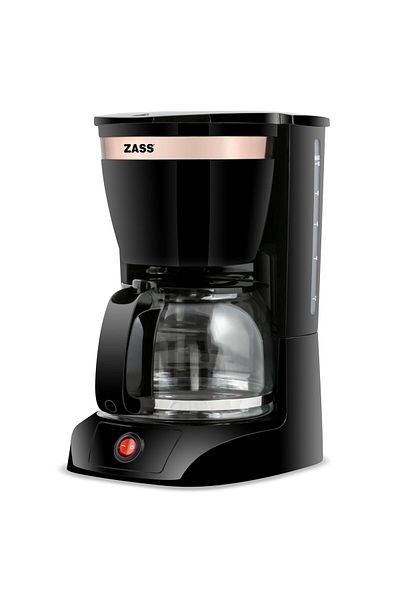 Zass Rose Gold Zcm 20 Coffee Maker, 800 W, 1.25 L, 10 Cup Capacity, Anti-drip Function