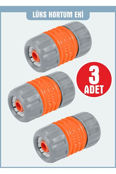 sayım plastik 3 Pieces Durable Garden Hose Connector – 1/2” Hose Compatible Plastic Fitting