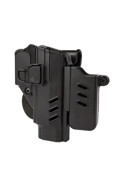 Genel Markalar Siyah // Bg Sarsılmaz Kılınç 2000 Mega Polimer Taktik Silah Kılıfı Yedek Şarjörlü