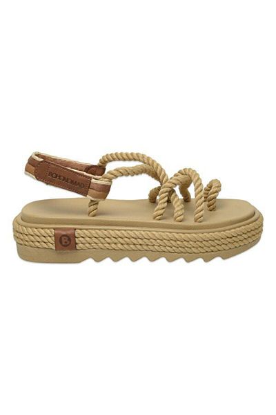 Bohonomad صندل نسائي من Nomadıc New Season Mid Ibiza Platform لعام 2025