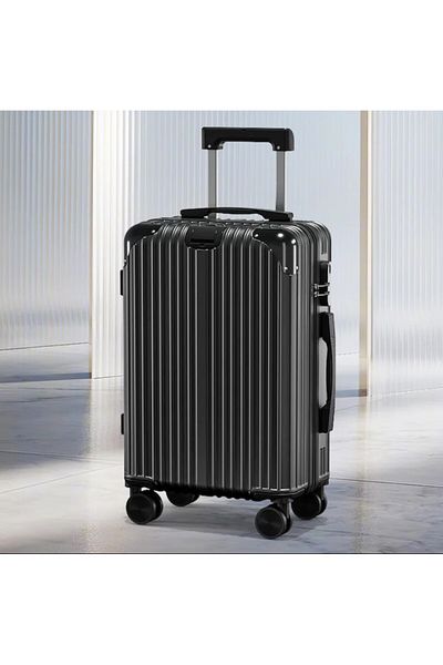 OEM Troler portabil, roti silentioase, manere ajustabil, 57x35x22.5cm, negru