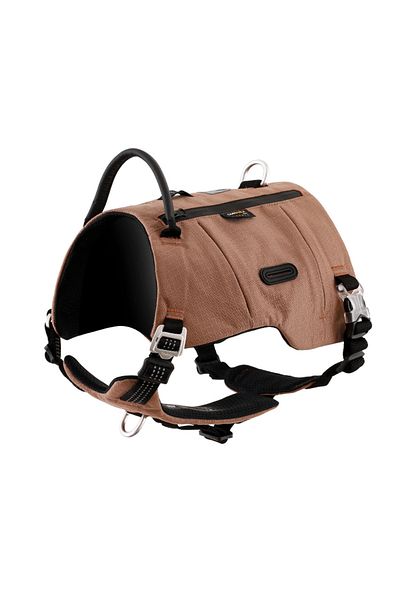 True Love Brown Chest Collar with Cordura Fabric and Pockets