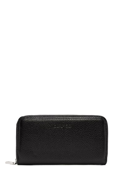 Derimod Black Leather Men's Handbag - 23Wbd3301Ft