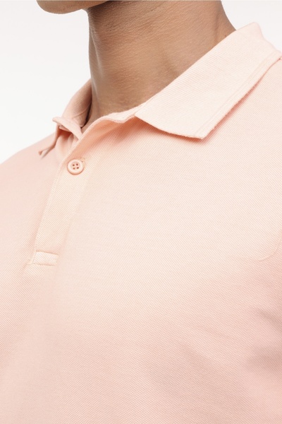 lumberjack Ανδρικό κοντομάνικο μπλουζάκι M-BS20 BSC POLO T-SH 4FX Salmon