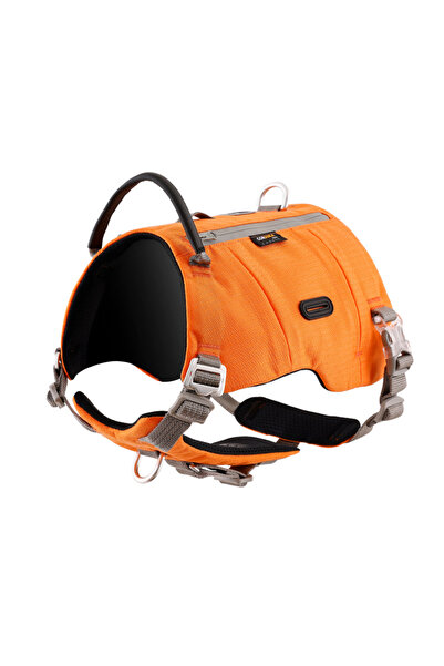 True Love Cordura Kumaşlı, Cepli Turuncu Göğüs Tasması
