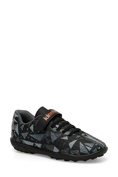 Kinetix SIMETA TF 4FX Black Boys' Astroturf Field Shoes