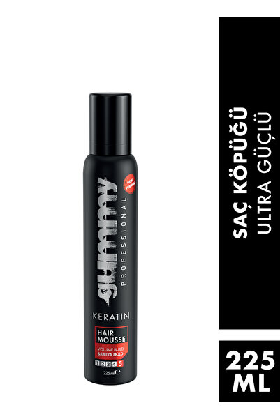 Gummy Saç Köpüğü Ultra Sert 225 ml