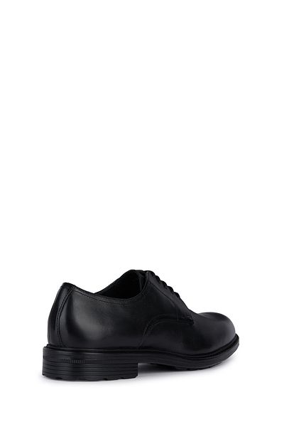 Geox Men's Black Walk Pleasure Lace-Up Leather Classic Shoes U45Cgb00043C9999