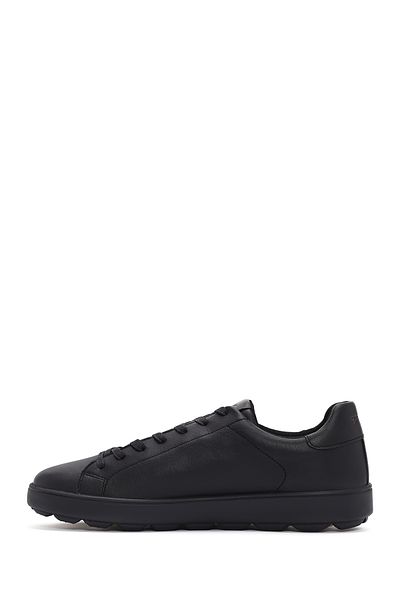 Geox Black Leather Sneaker - Spherica U45gpc00085c9999, Lace-up
