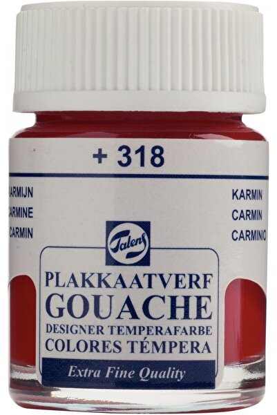 Genel Markalar Gouache Jar 16ml Guaj Boya Carmine / 318