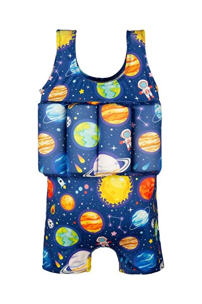 Swimfoam Swim Foam Space Yüzmeye Yardımcı Batmaz Çocuk Mayosu