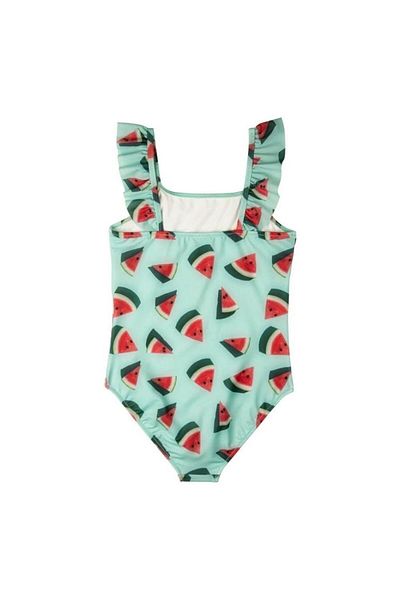 Swimfoam Girl's Swimsuit - Watermelon Pattern and Ruffle
