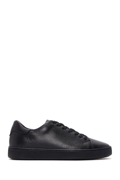 Derimod Men's Black Leather Sneakers - Lace-up, Model 24WFD 640618