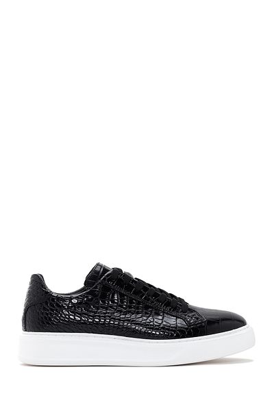 Derimod Black LEathEr MEn's SnEakErs - LacE-up, 24WFD6100E3