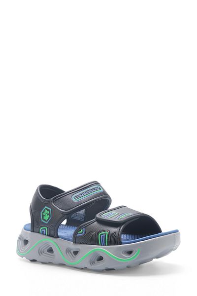 lumberjack Guapo 5Fx Black Boys Sandals