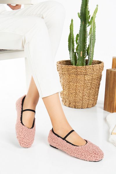 Slipcat Mary Jane Tedy Ballerinas - Women's Plush Elastic Flat Sole