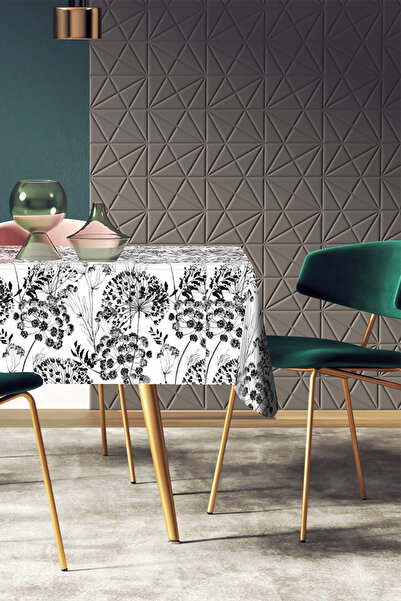 MORLİDO Masa Örtüsü Yıkanabilir Silinebilir Hijyenik Muşamba Pvc Masa Örtüsü