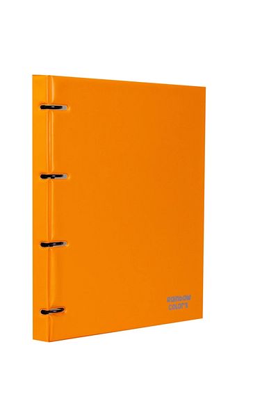 Nusrat Bilişim Önder Rainbow Colors 4 Ring PVC Orange 122-18