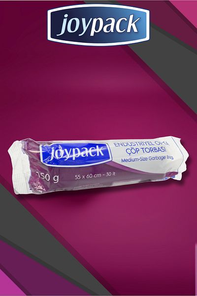 Joypack Industrial Medium Garbage Bag Roll Head 20 Pieces, 20 Rolls - 150Gr 55X60 cm 30 Lt