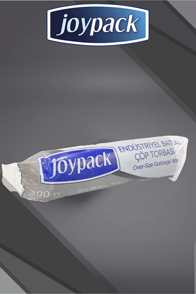 Joypack أكياس نفايات صناعية كبيرة الحجم 10 قطع، 20 لفة - 300 جرام 72 × 95 سم 70 لتر
