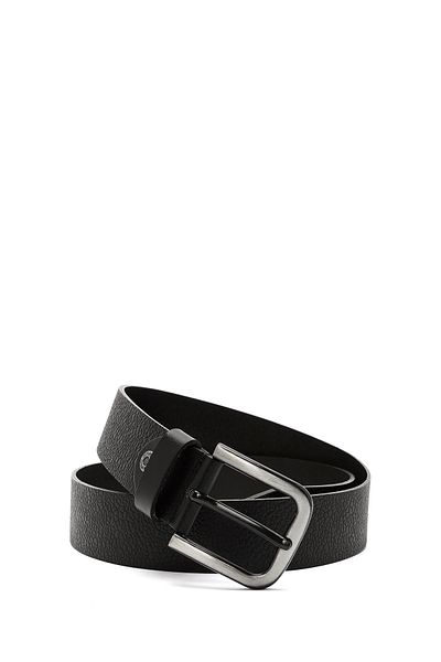 Derimod Men's Black Printed Leather Belt - 000A2D 1304526