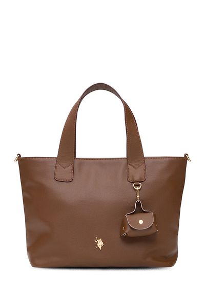 U.S. Polo Assn. A. Geantă de umăr maro pentru femei Us25598