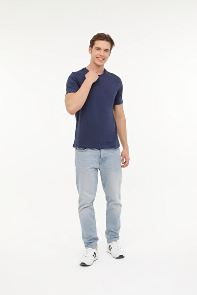 Kinetix M-SN220 BSC T-SHIRT 4FX Lacivert Erkek Kısa Kol T-Shirt