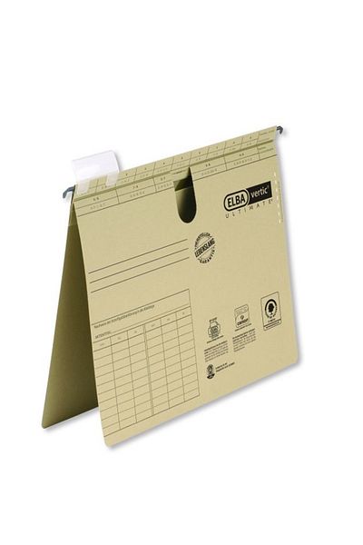 ELBA Hanging File Ring Binder Chic Kraft 52072 (100081039) - Pack of 50