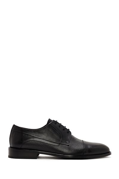 Derimod Black Leather Men's Classic Shoes - Lace-up, 24WFD7050FT