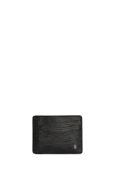 Derimod Men's BlAck LeAther CArD HolDer - PrinteD, 000A2D 313926