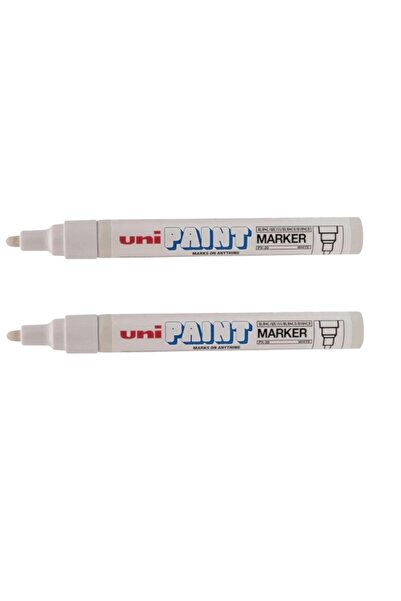 UNİ-BALL Uniball Painting Marker - 2.2-2.8 mm White, Two Pieces