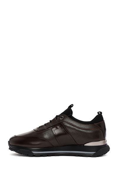 Derimod Men's Brown Lace-Up Leather Casual Sneaker 24Wfd 722914