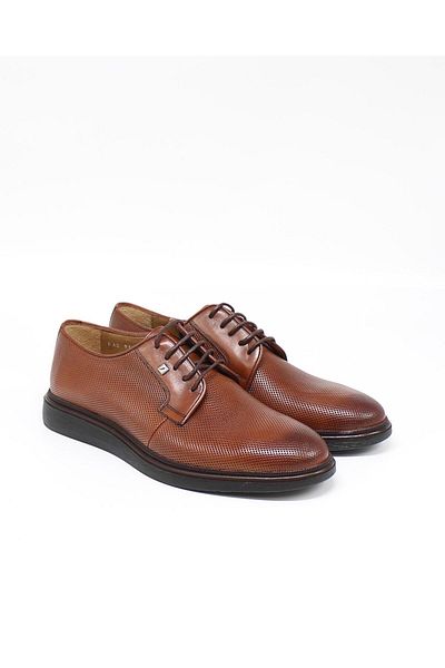 Fosco 9125 Tan Genuine Leather Poly Sole Men's Shoes