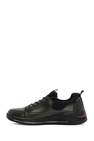 Derimod Men's Green Leather Sneaker - Lace-Up, 24Wfd 691418