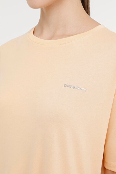 lumberjack Γυναικείο κοντομάνικο μπλουζάκι WL ROSA 11LYG15 4FX Salmon