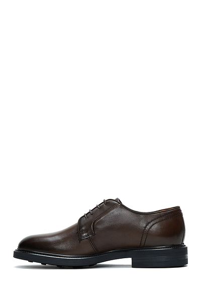 Derimod Men's Brown Laced Leather Casual Shoes 24Wfd 620218