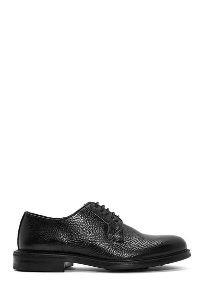Derimod Men's Black Lace-Up Leather Genuine Leather Casual Shoes 24Wfd7506Ft