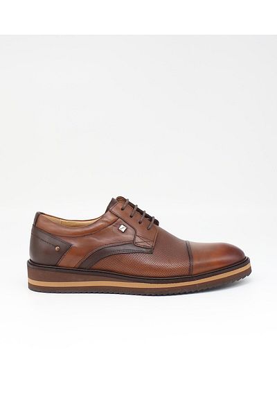 Fosco 9586 Tan Genuine Leather Casual Men's Shoes
