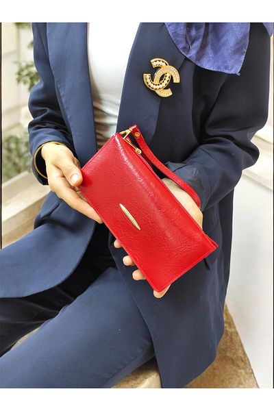 UCCELLO Hand Straped Zipper Detail Women's Wallet Hand Bag