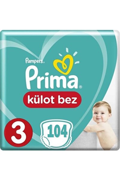 Prima Pants Külot Bebek Bezi 3 Beden 104 Adet Mini ( 26*4)