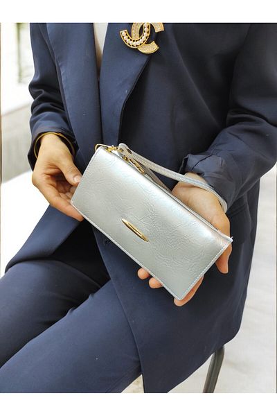 UCCELLO Hand Straped Zipper Detail Women's Wallet Hand Bag