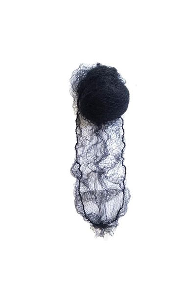 Gymo Thin Invisible Hair Bun Net (Pack of 5) Black